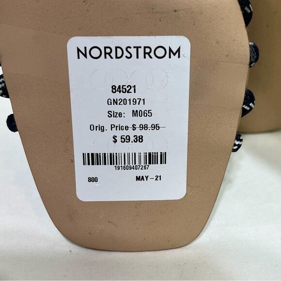 BCBGeneration Telila Gold Rope Block Heel Sandal 6.5 NWT - Picture 8 of 9